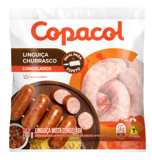 Linguiça Para Churrasco Congelada 700g	
