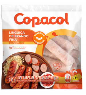 Linguiça de Frango Fina Resfriada 700 g	
