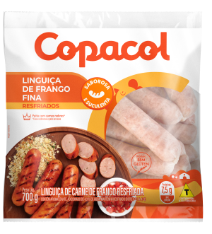 Linguiça de Frango Fina Resfriada 700 g	