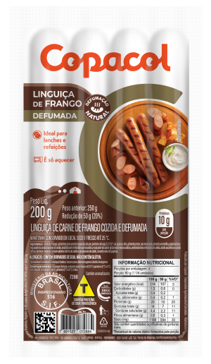 Linguiça de Frango Defumada 200g