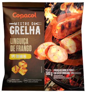 Linguiça de Frango tipo Cuiabana Cong. 500g