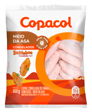 Meio da Asa Congelado IQF 800g