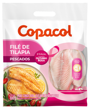 Filé de Tilápia Outubro Rosa 600 g