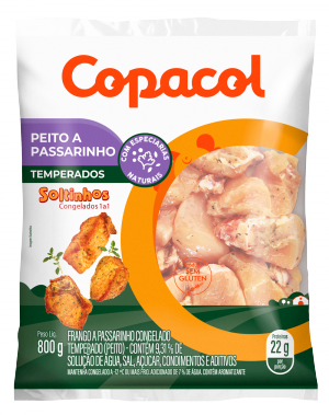 Peito de Frango a Passarinho Temperado Congelado IQF 800g