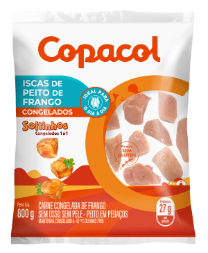 Isca de Peito de Frango Congelado IQF 800 g