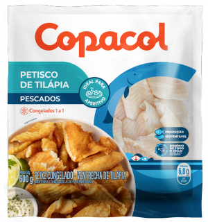 Petiscos de Tilápia Congelados  600g