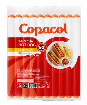 Salsicha Hot Dog Resfriada 3kg