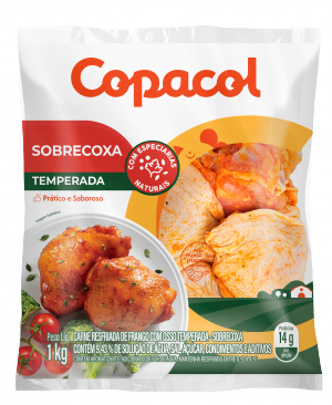 Sobrecoxa Temperada Resfriada 1Kg