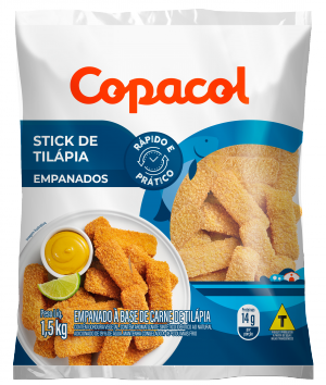 Stick de Tilápia Empanado Congelado 1,5 Kg