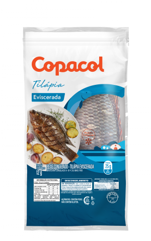 Tilápia Eviscerada Cong. 600 a 800g