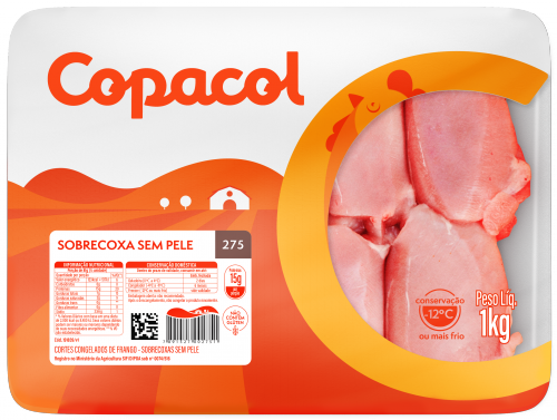 Sobrecoxa Sem Pele Congelada	