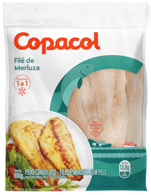 Filé de Merluza Congelado 800g	