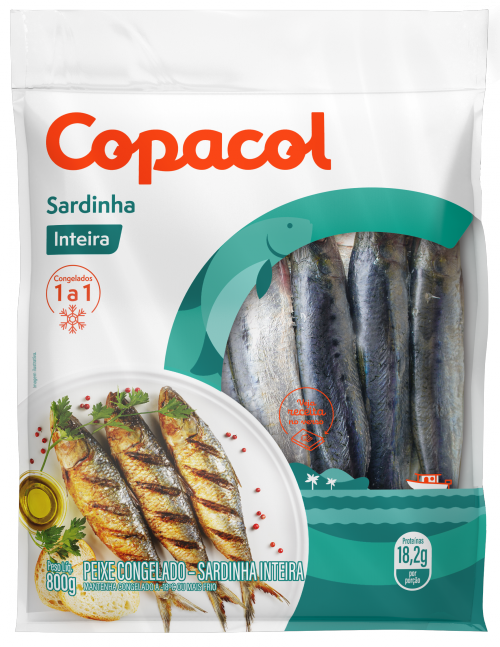 Sardinha Inteira Congelada 800g