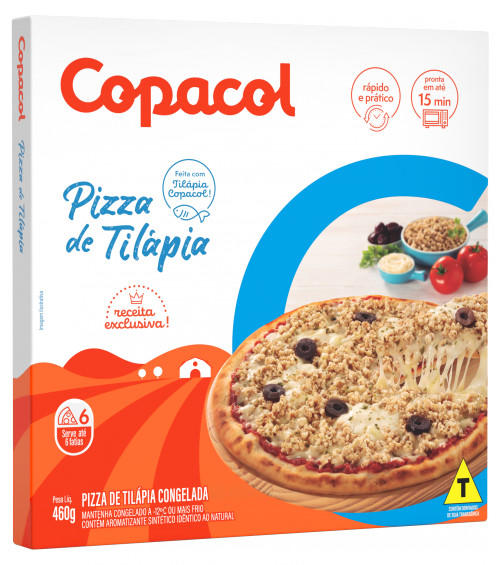 Pizza de Tilápia Congelada 460g