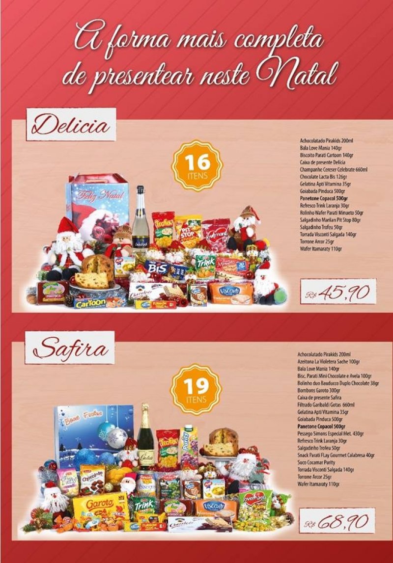 Copacol Supermecados - Notícia -A forma mais completa de presentear neste Natal Copacol Supermecados - Notícia -A forma mais completa de presentear neste Natal