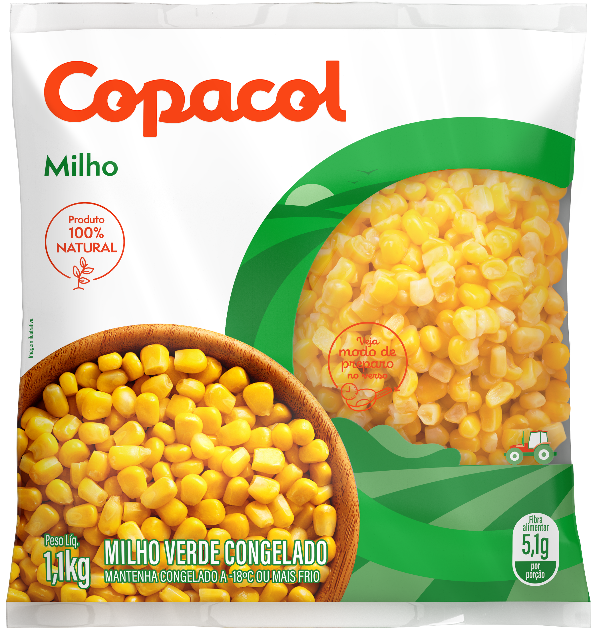 Milho Verde Congelado 1,1kg