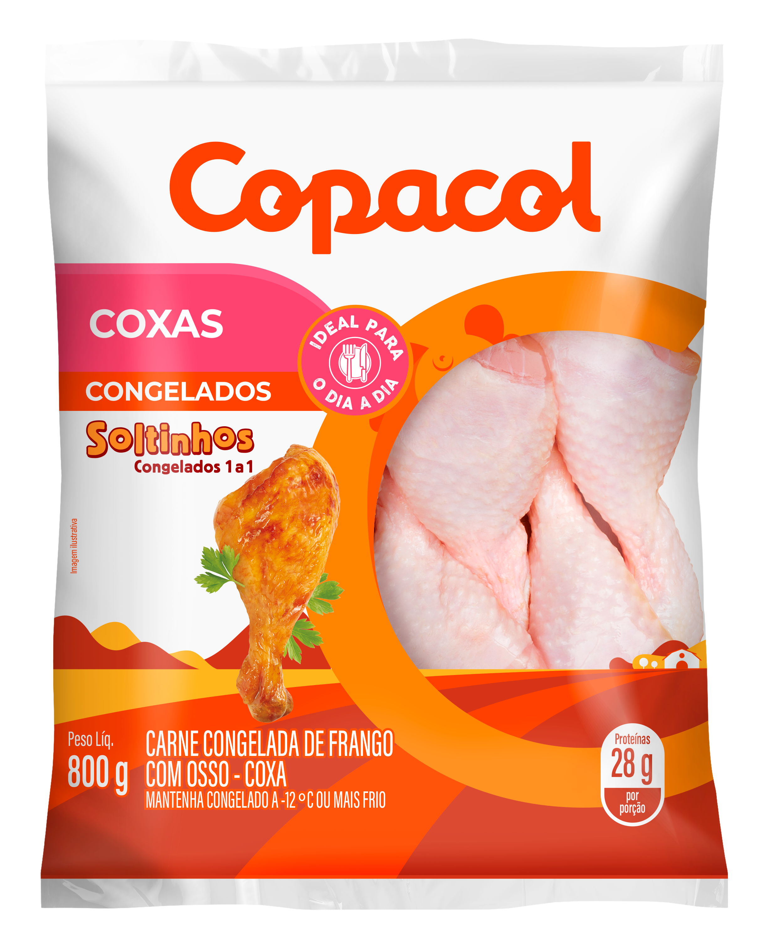 Coxa de Frango Congelada IQF 800g