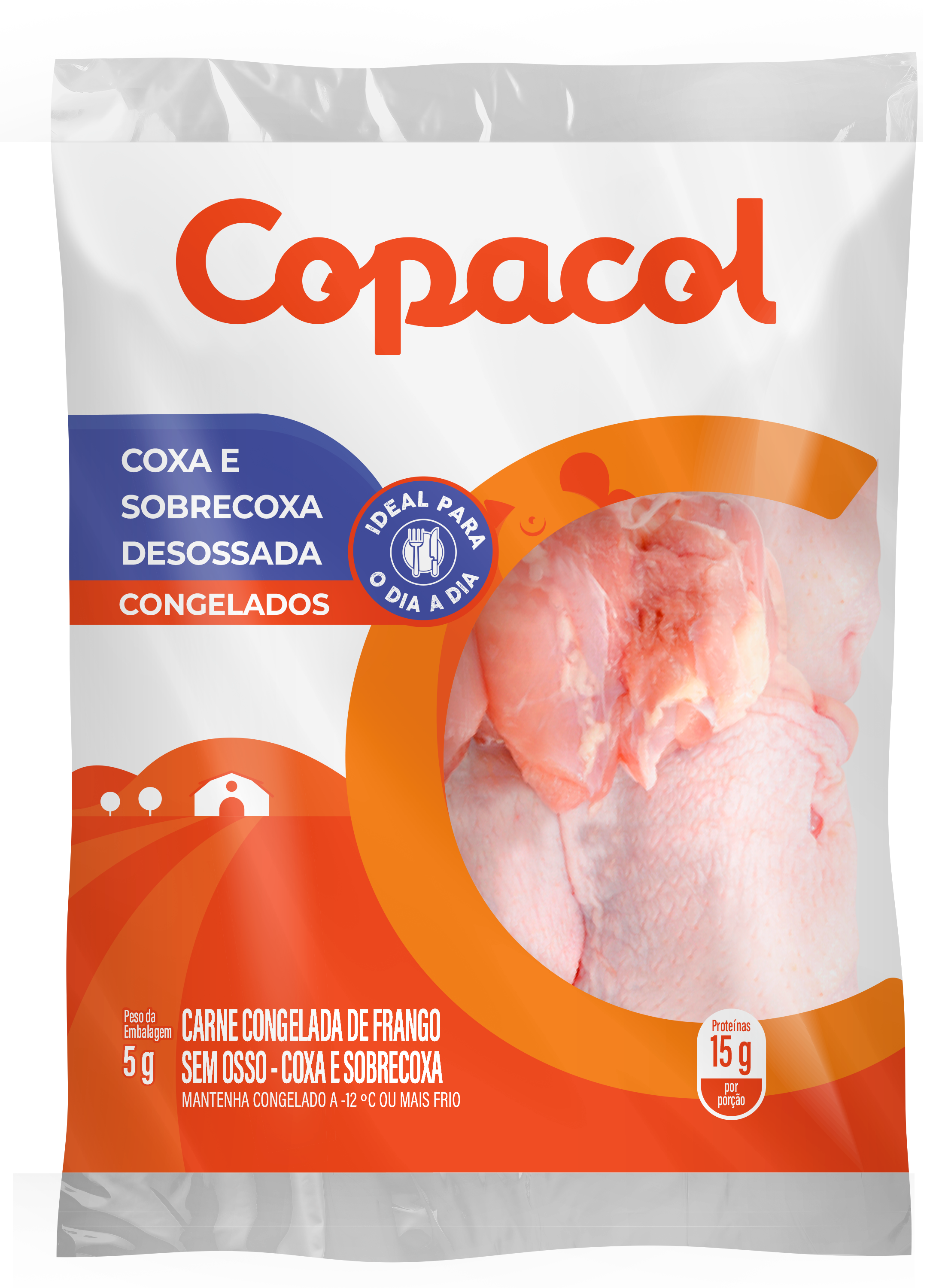 Coxa e Sobrecoxa Sem Osso Congelada