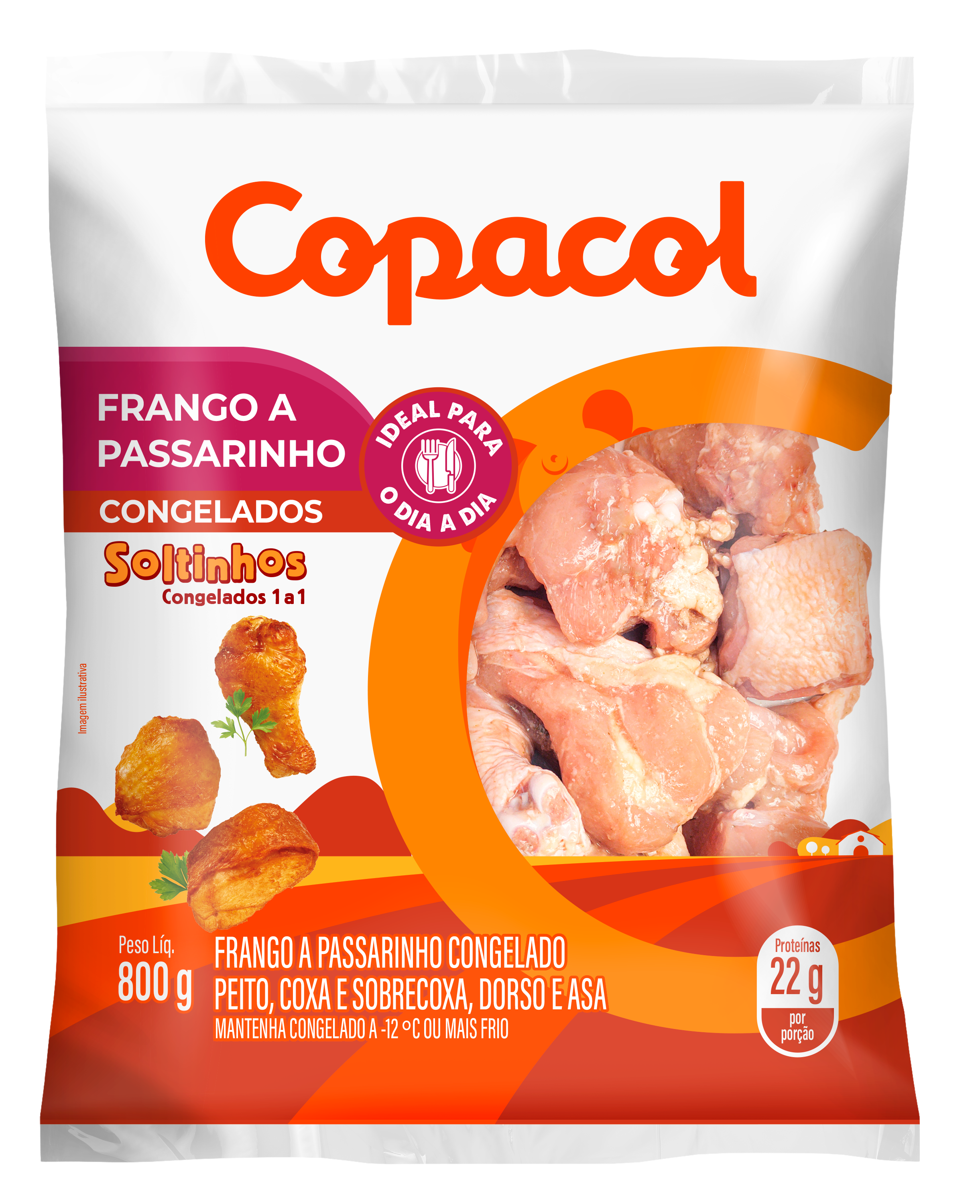 Frango à Passarinho Congelado IQF 800g
