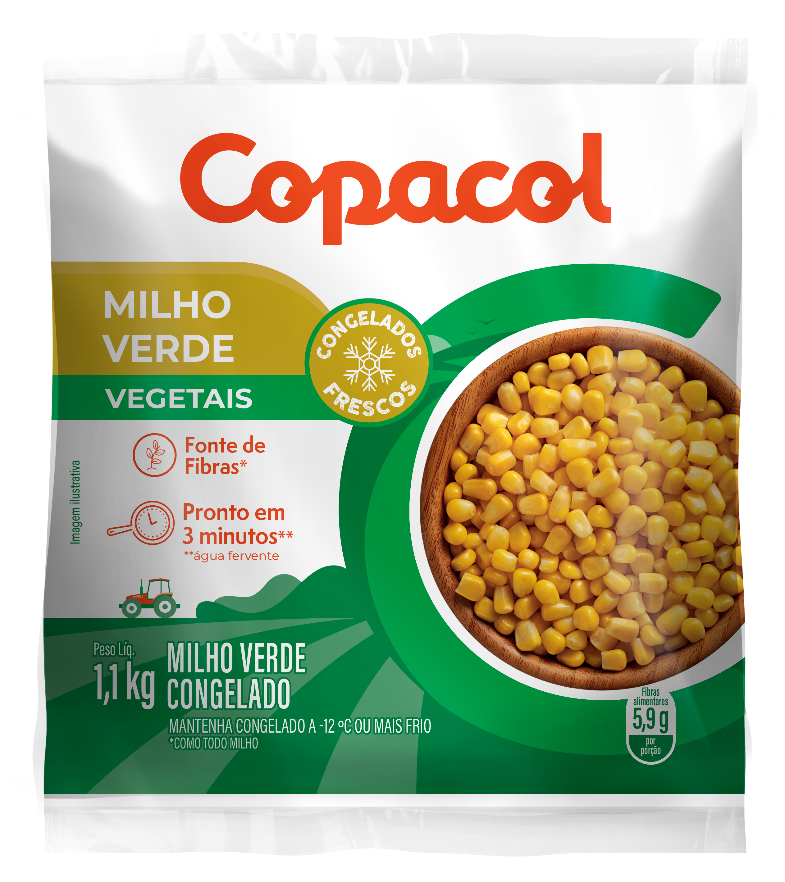 Milho Verde Congelado 1,1kg