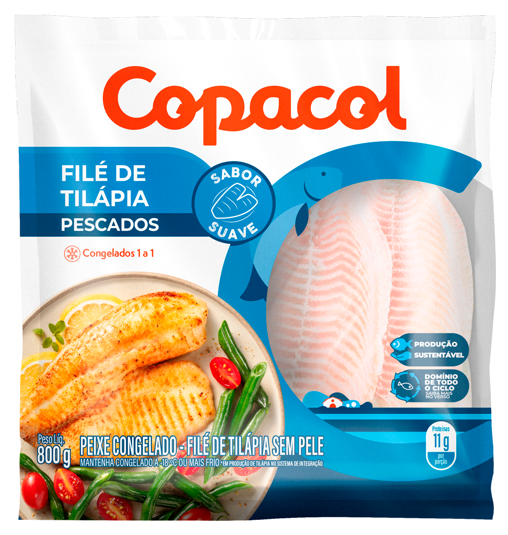 Filé de Tilápia Congelado 800g