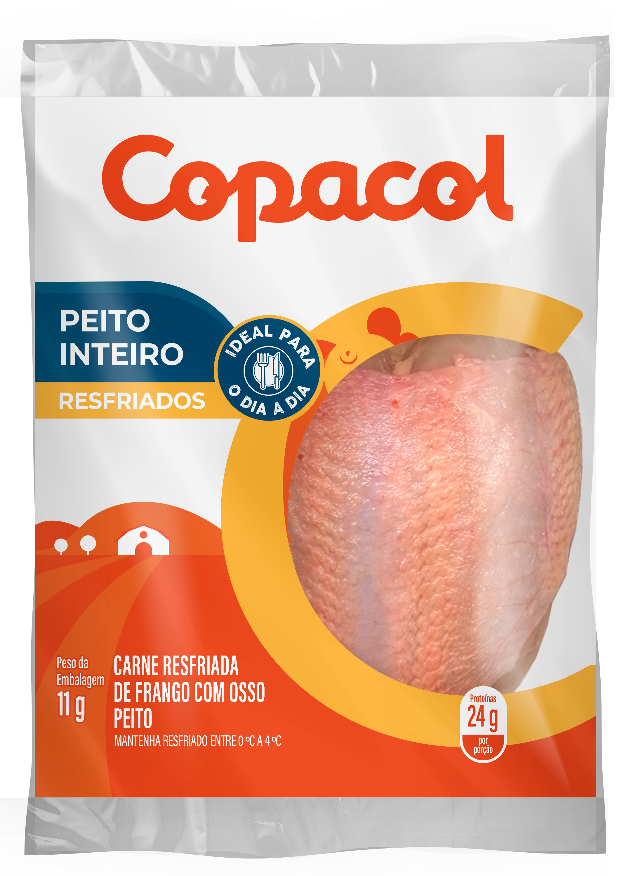 Peito Inteiro Resfriado