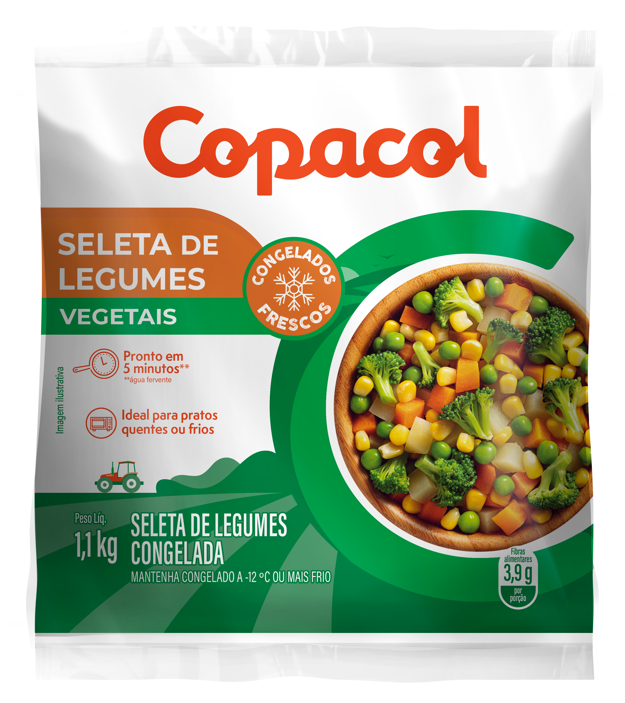 Seleta de Legumes Congelada 1,1Kg