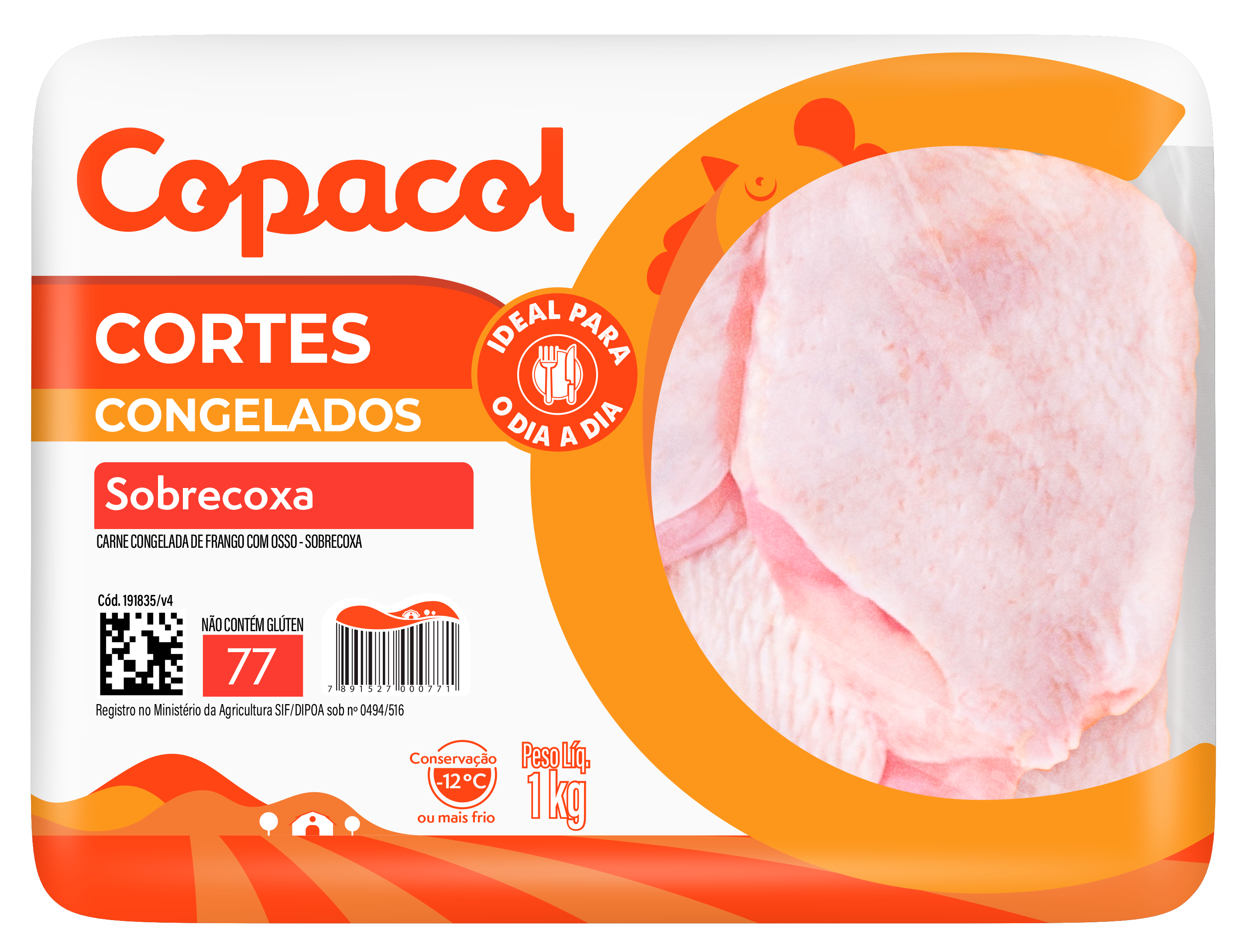 Sobrecoxa Congelada