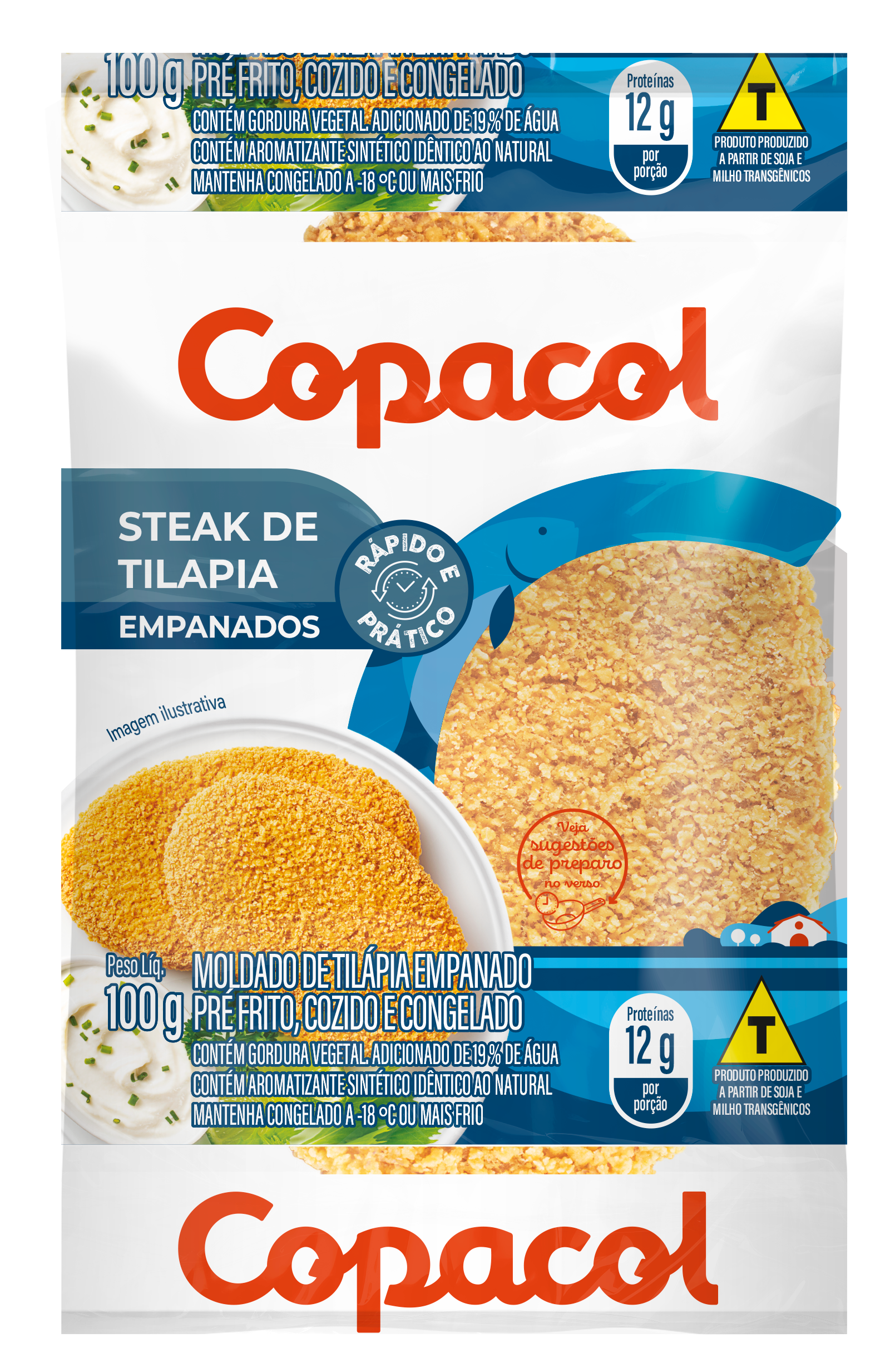 Steak de Peixe Congelado100 g