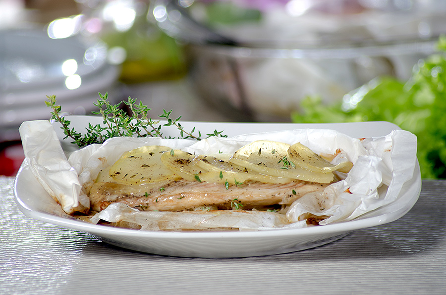 Papilote de Tilápia Copacol com Tomilho