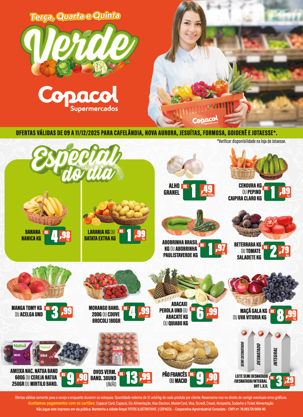 Terça, Quarta e Quinta Verde