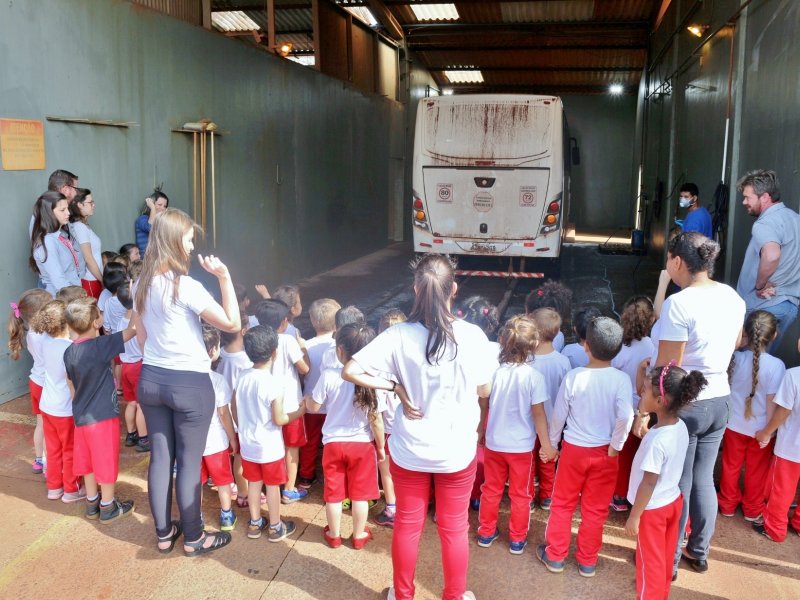 Alunos da Escola João XXIII visitaram Gestão de Frotas