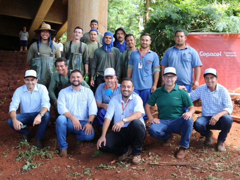 Copacol participa de repovoamento do Rio Piquiri