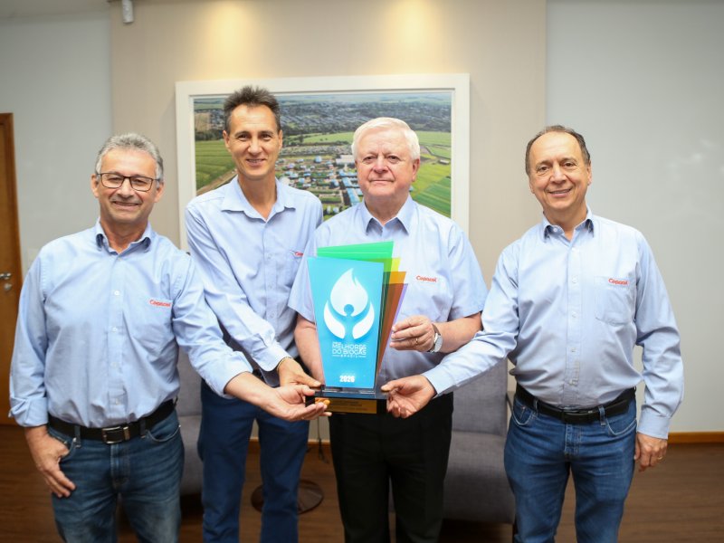 Copacol recebe Prêmio de Melhor do Biogás pelo segundo ano consecutivo