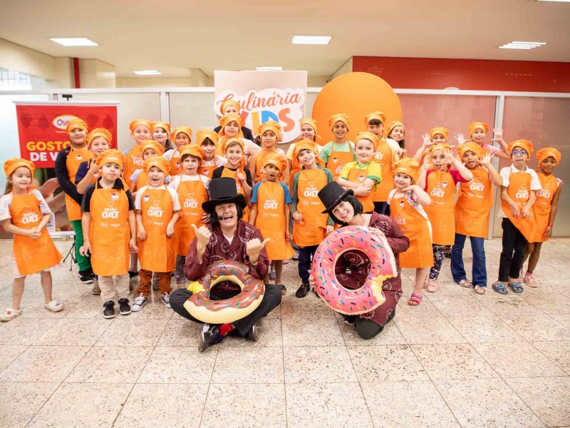 Culinária Kids: mini chefs aprendem a fazer donuts no Copacol Supermercados