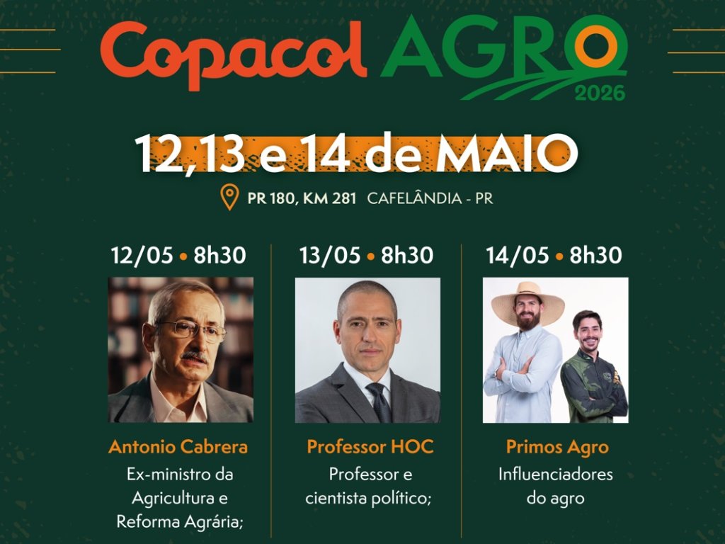 Copacol Agro apresenta tecnologias e conhecimento para evolução do campo