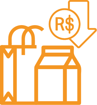 Venda de produtos com menor custo